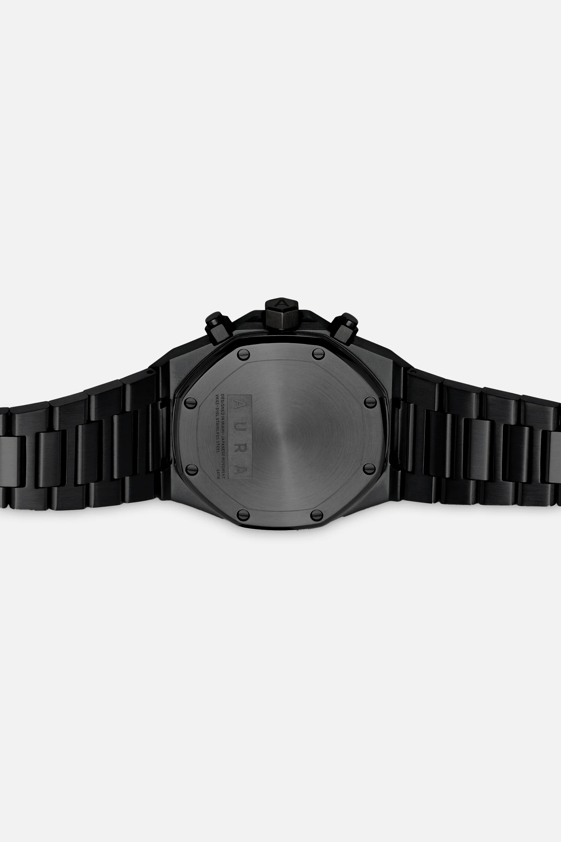 Chronograph 001: Black/Rose - Image 6
