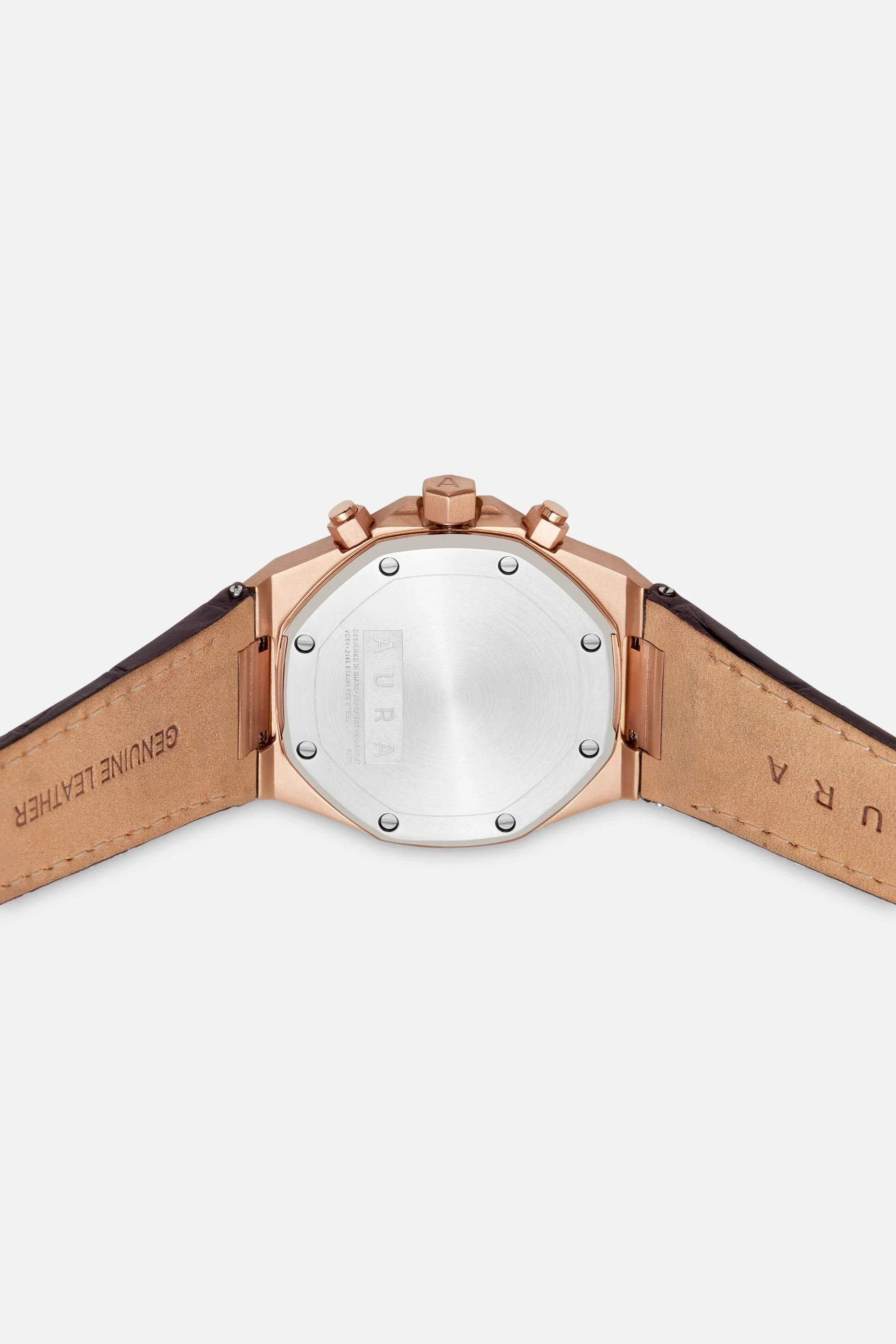 Chronograph 001: Rose/Brown - Image 6