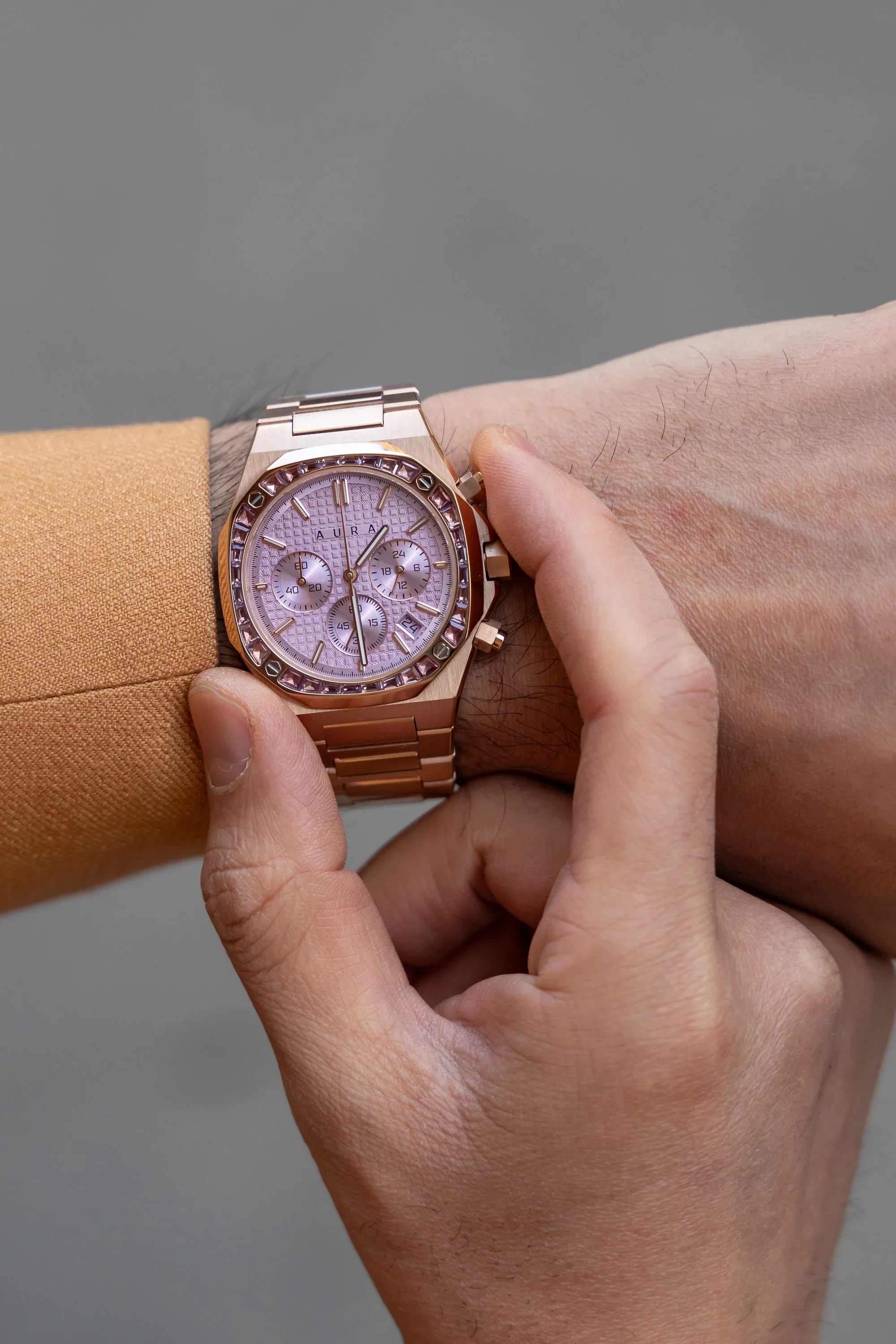 Chronograph 001: Rose/Lilac - Image 7