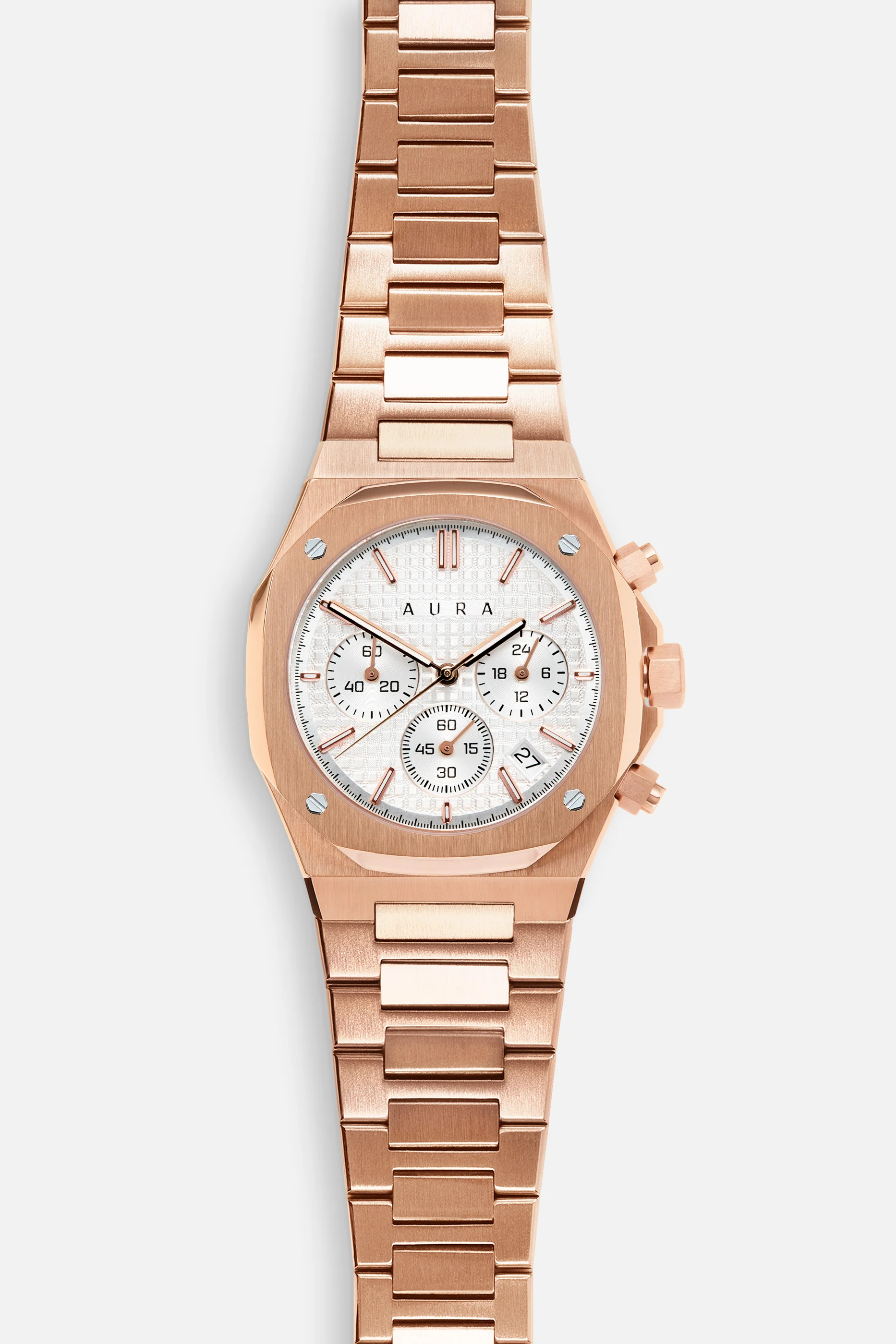 Chronograph 001: Rose/White - Image 4