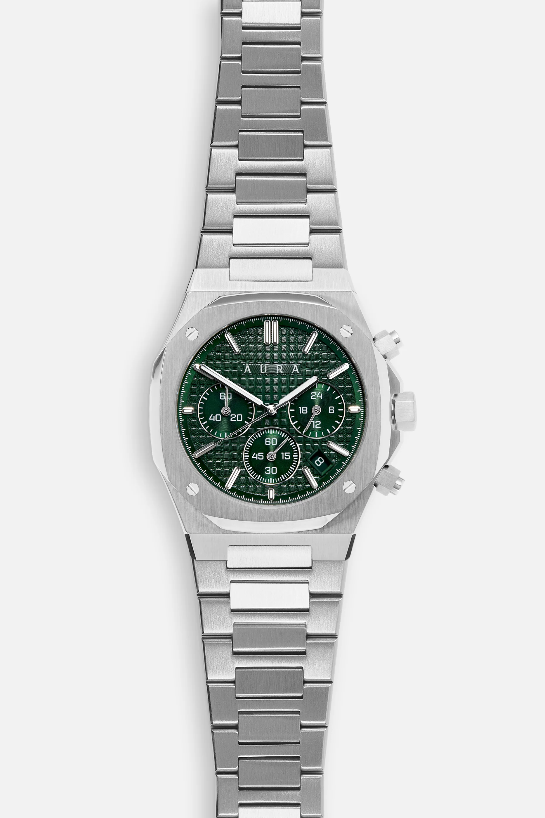 Chronograph 001: Steel/Hunter - Image 3