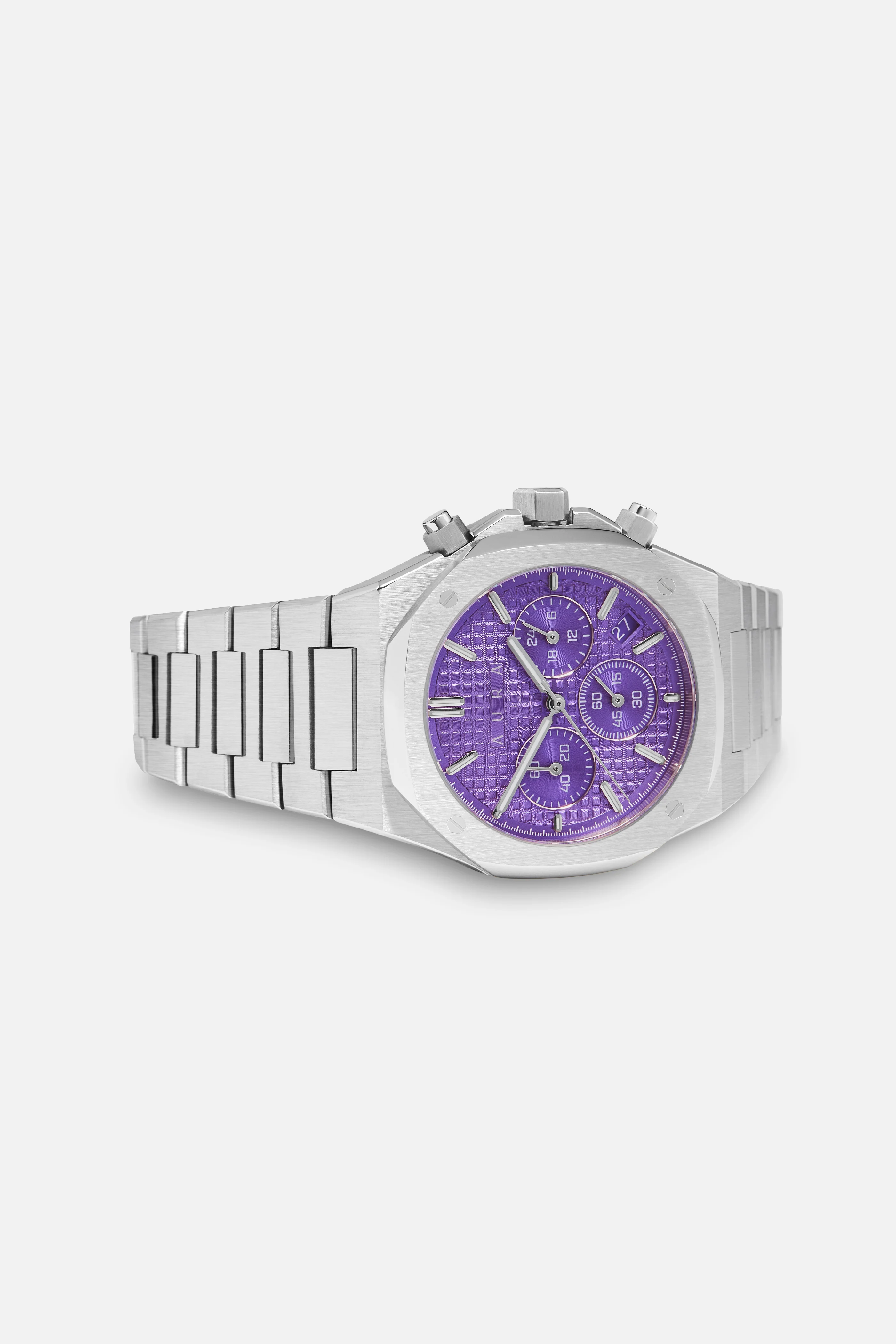 Chronograph 001: Steel/Purple - Image 3