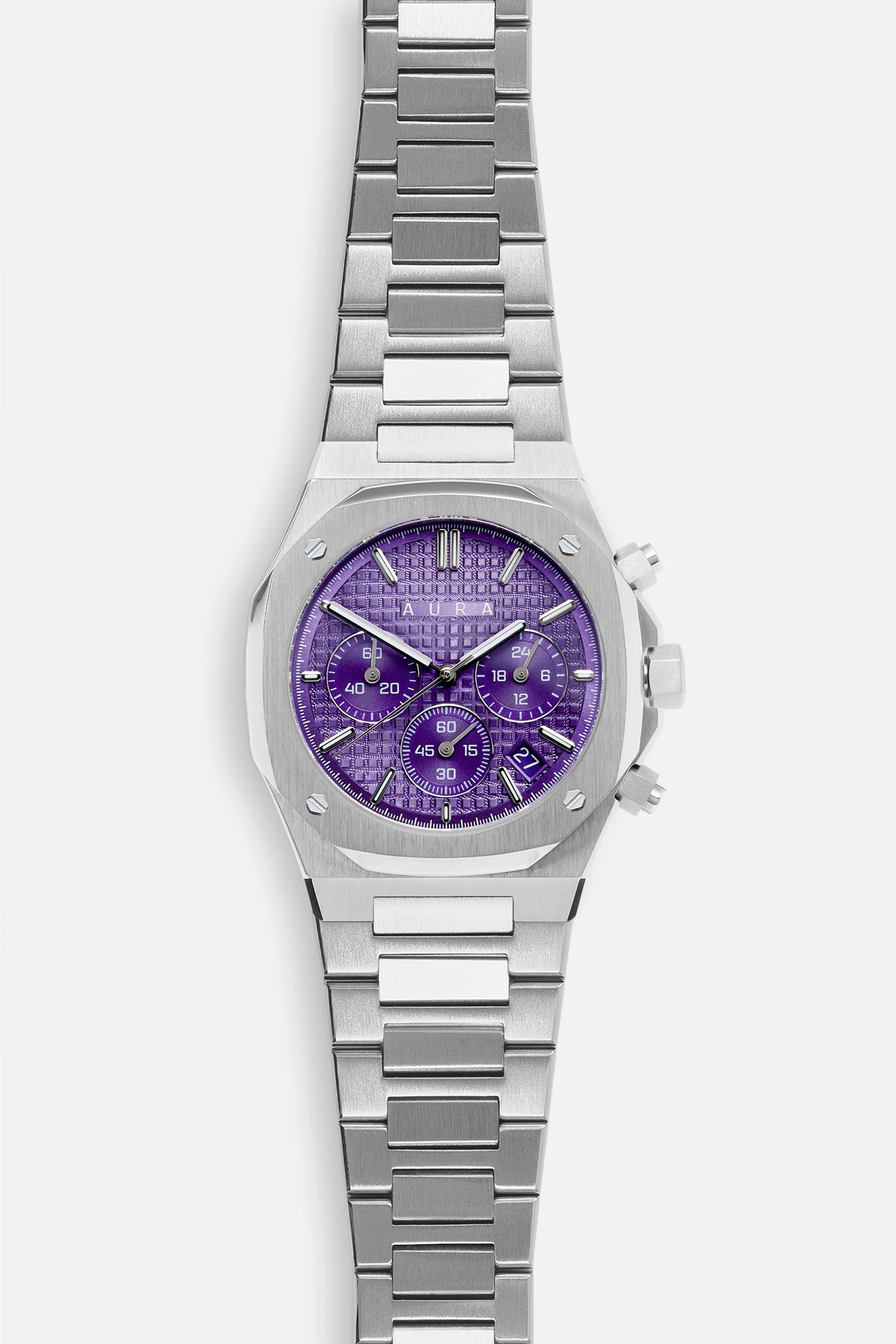 Chronograph 001: Steel/Purple - Image 5