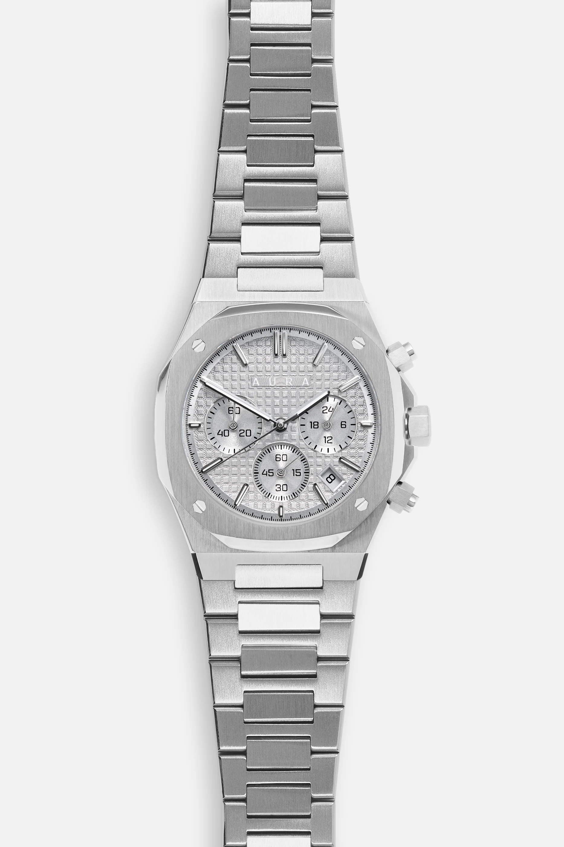 Chronograph 001: Steel/Silver - Image 3