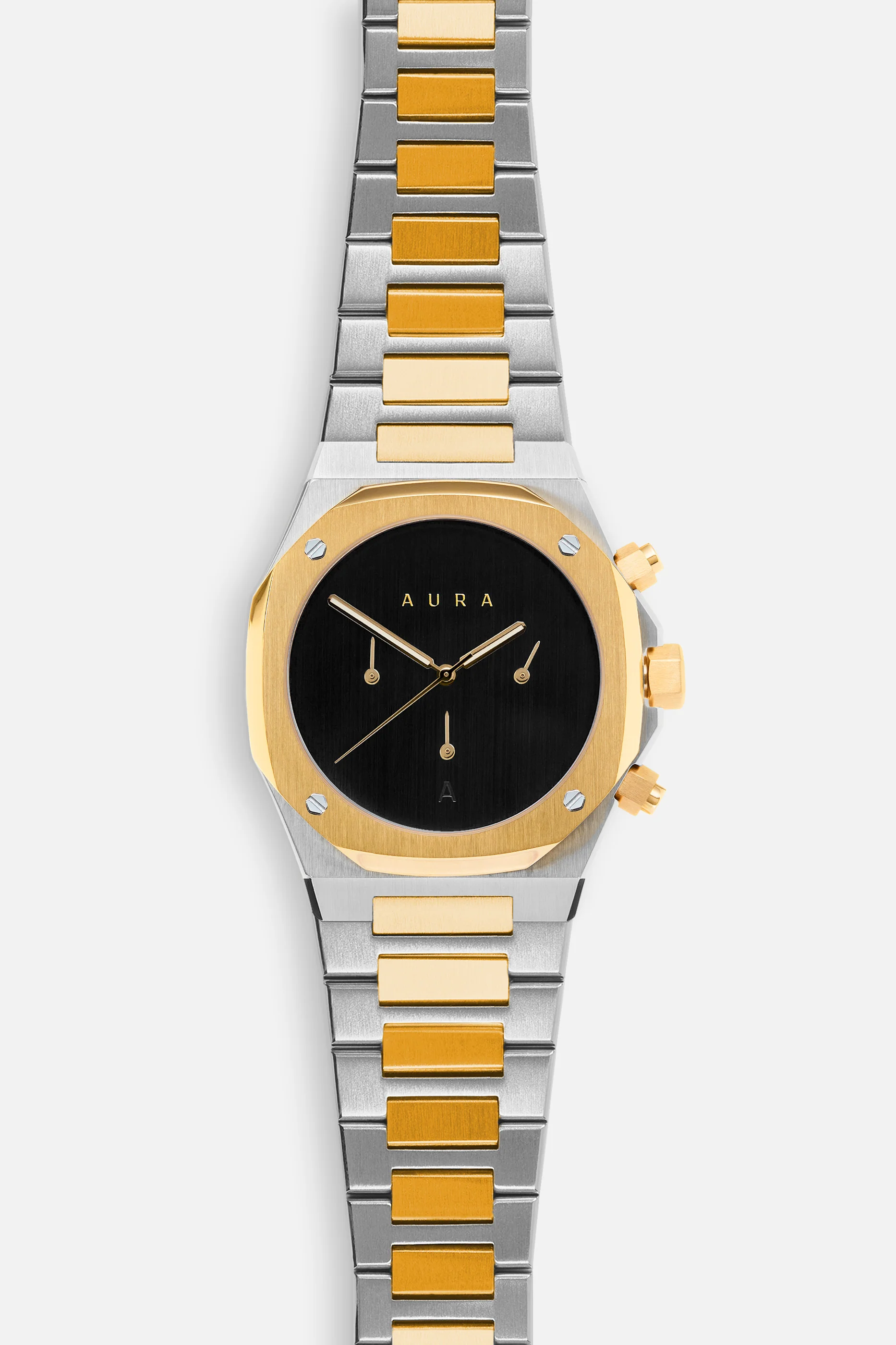 1023 Chronograph: Steel/Gold/Black - Image 3