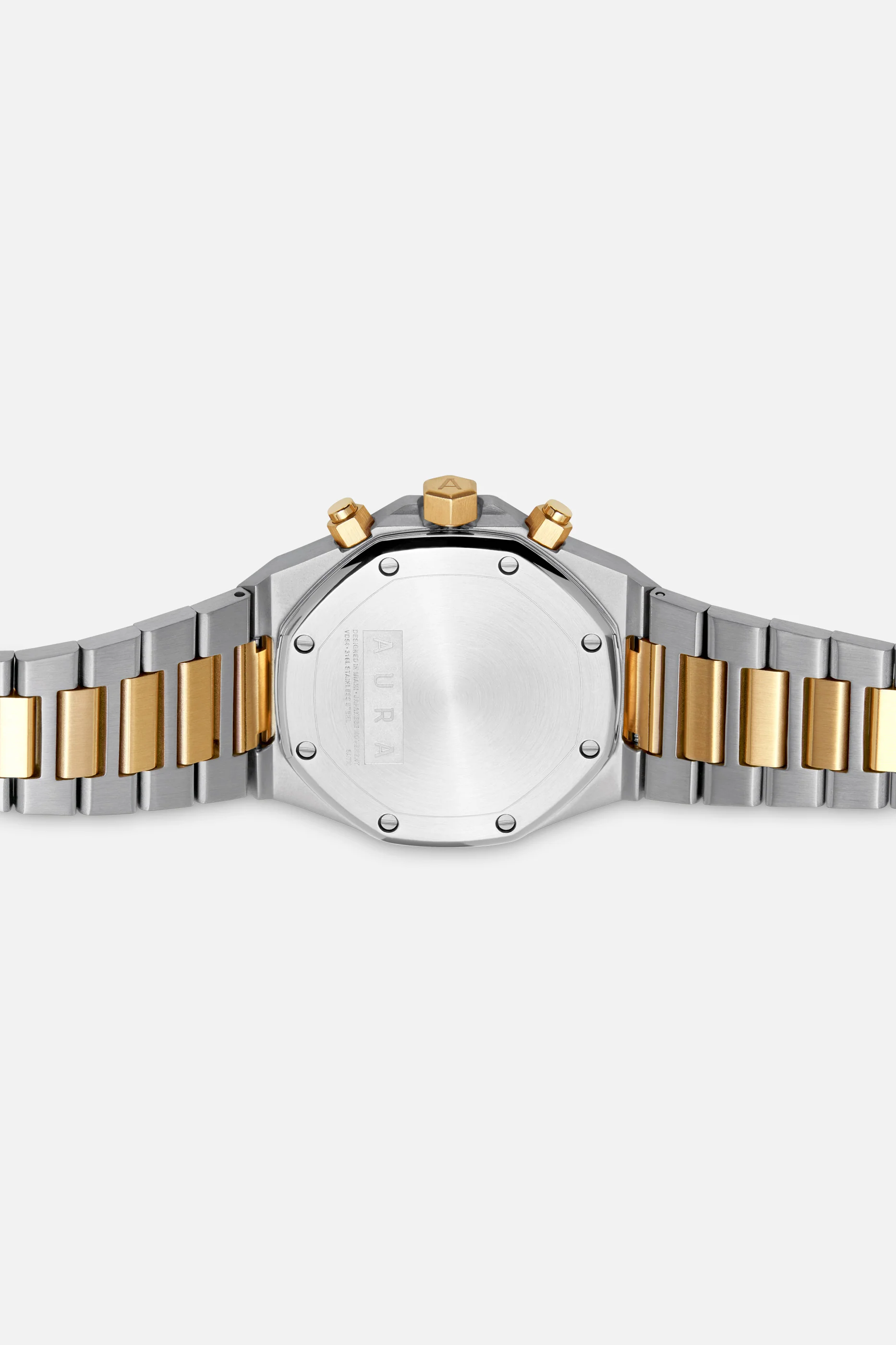 1023 Chronograph: Steel/Gold/Black - Image 6