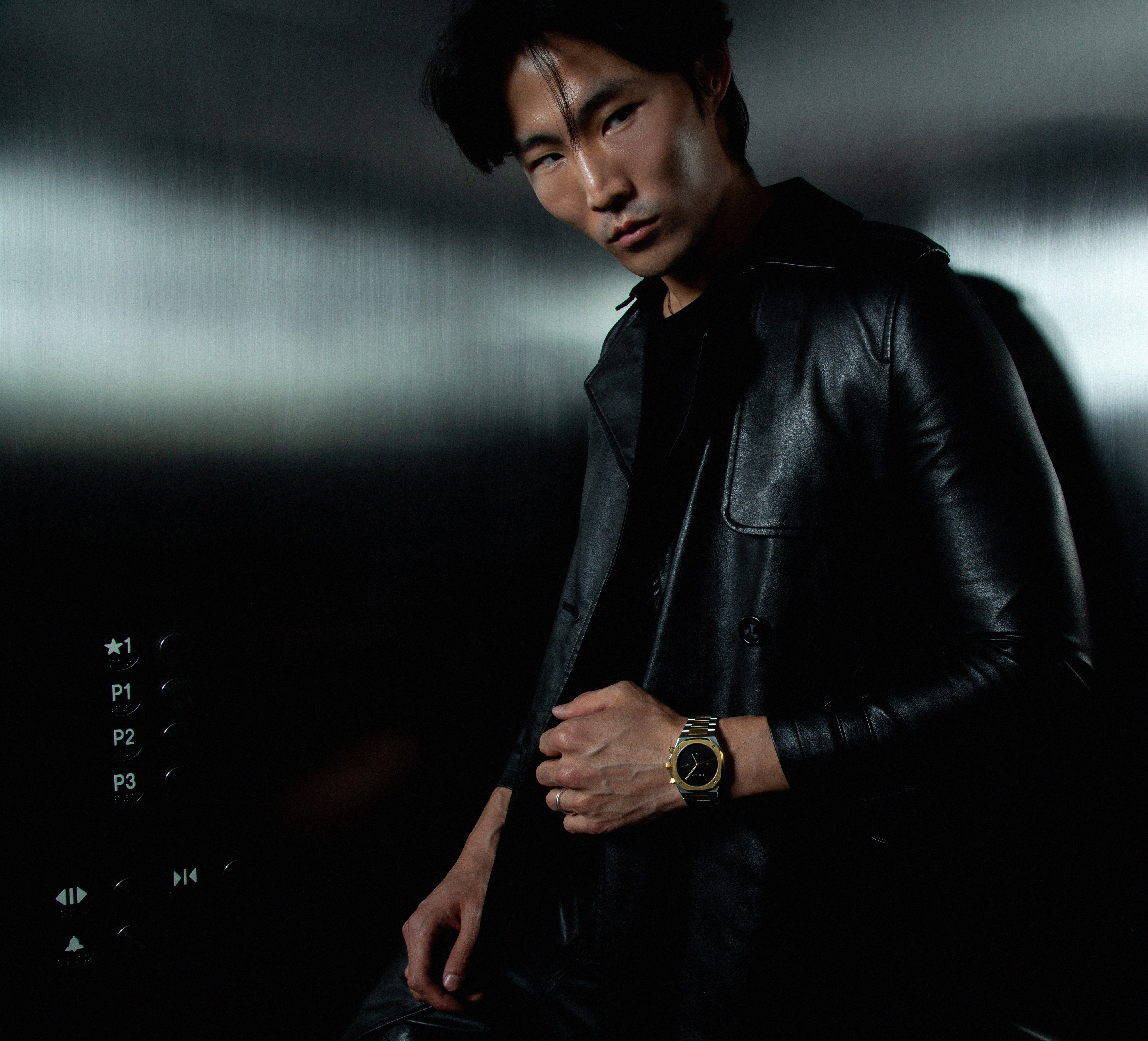 1023 Chronograph: Steel/Gold/Black - Image 7
