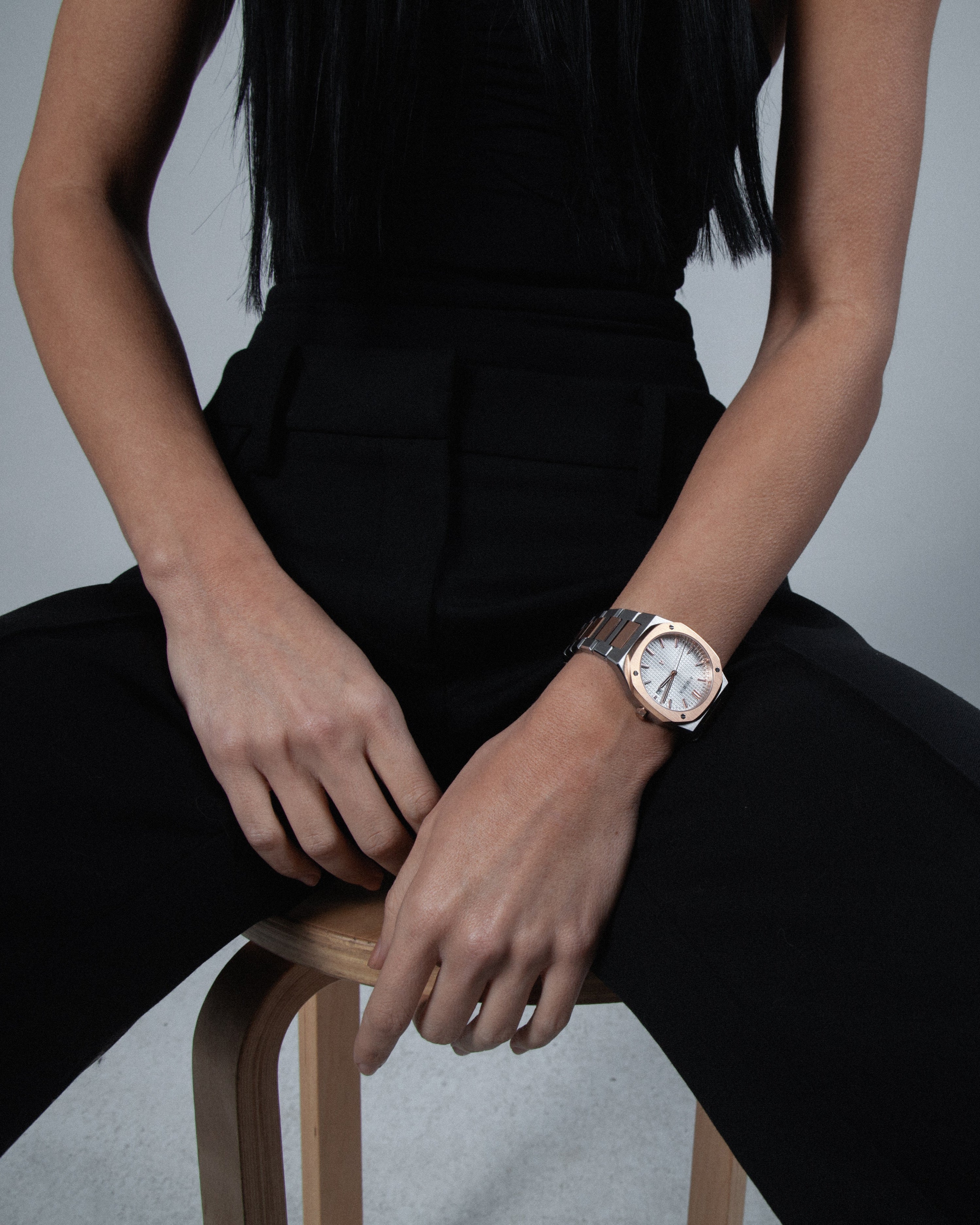 Date 004: Steel/Rose/White Unisex - Image 9