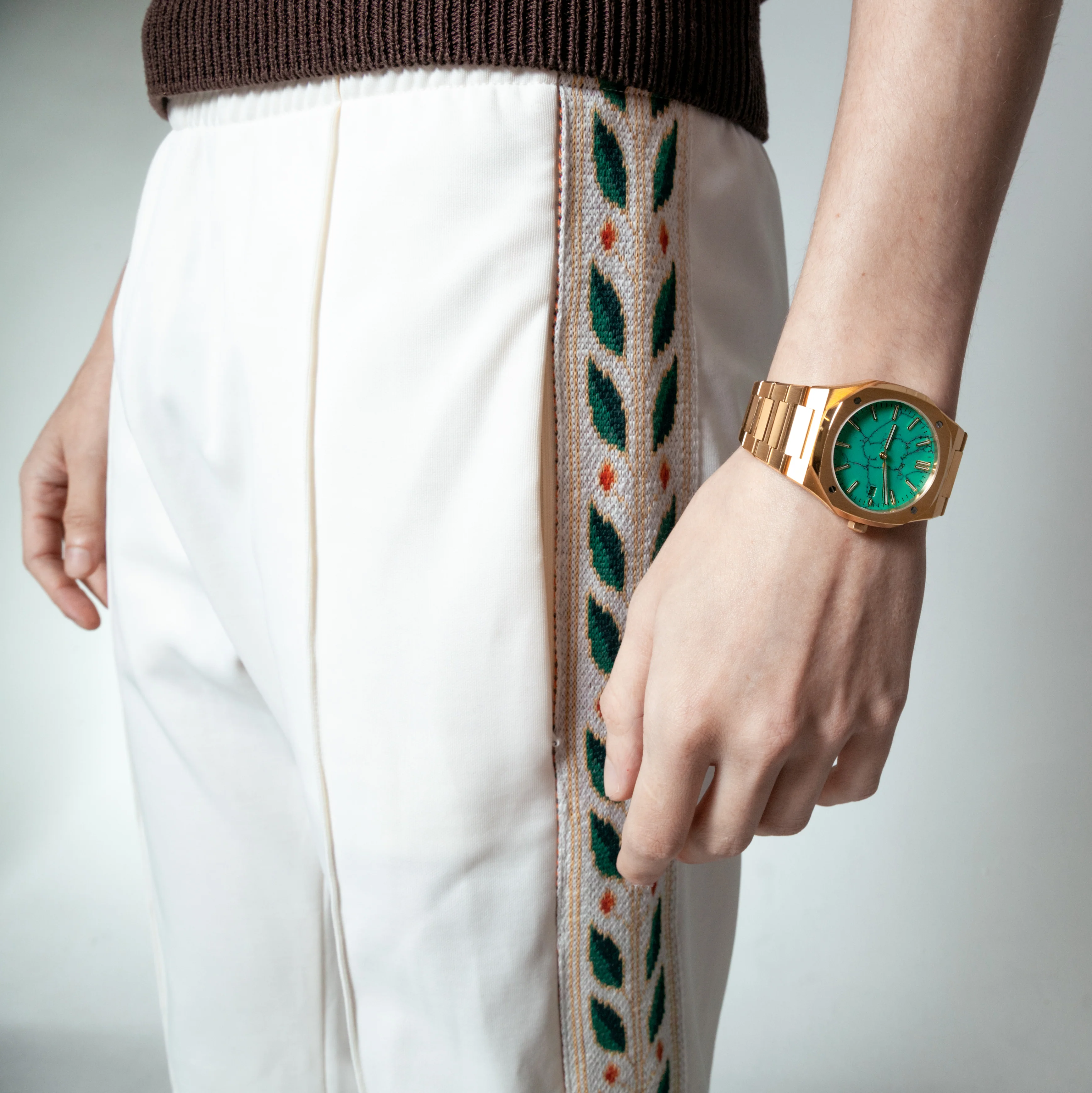 Date 003: Gold/Turquoise - Image 8