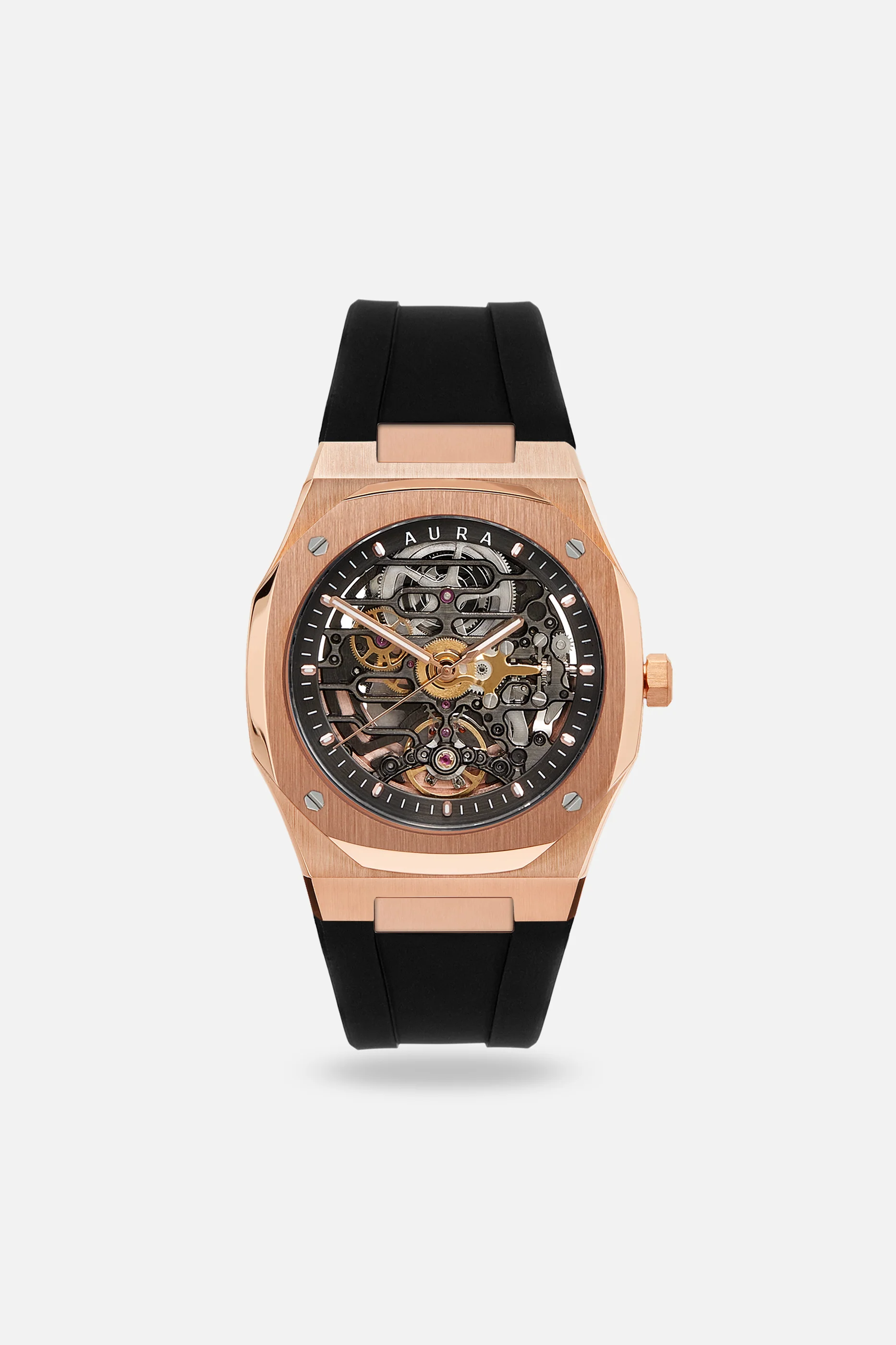 FKM Rubber Strap: Black/Rose - Image 3