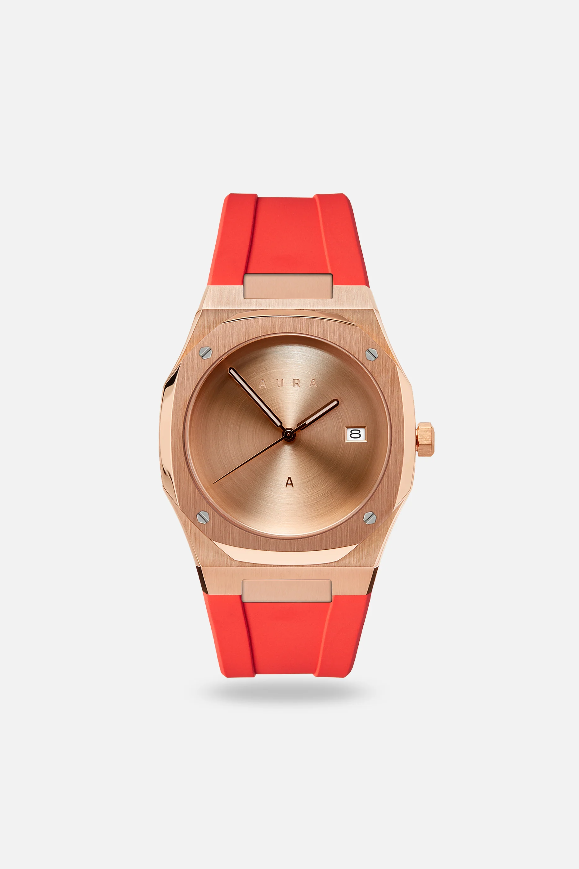 FKM Rubber Strap: Infrared/Rose - Image 4